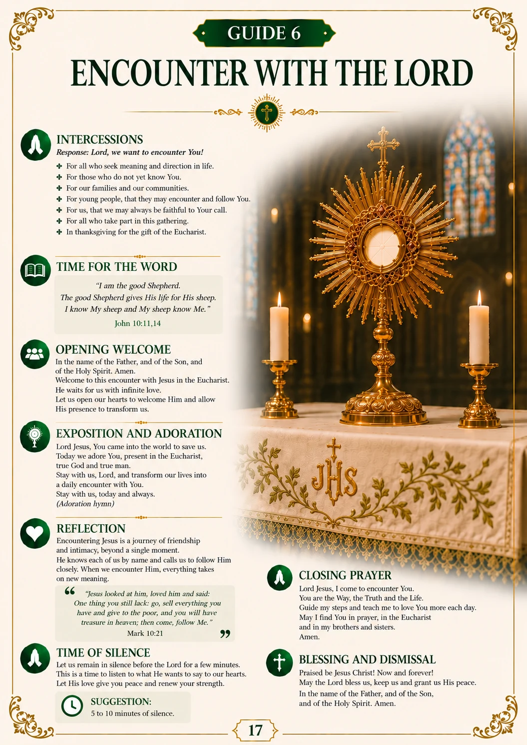 Localized Eucharistic Adoration resource